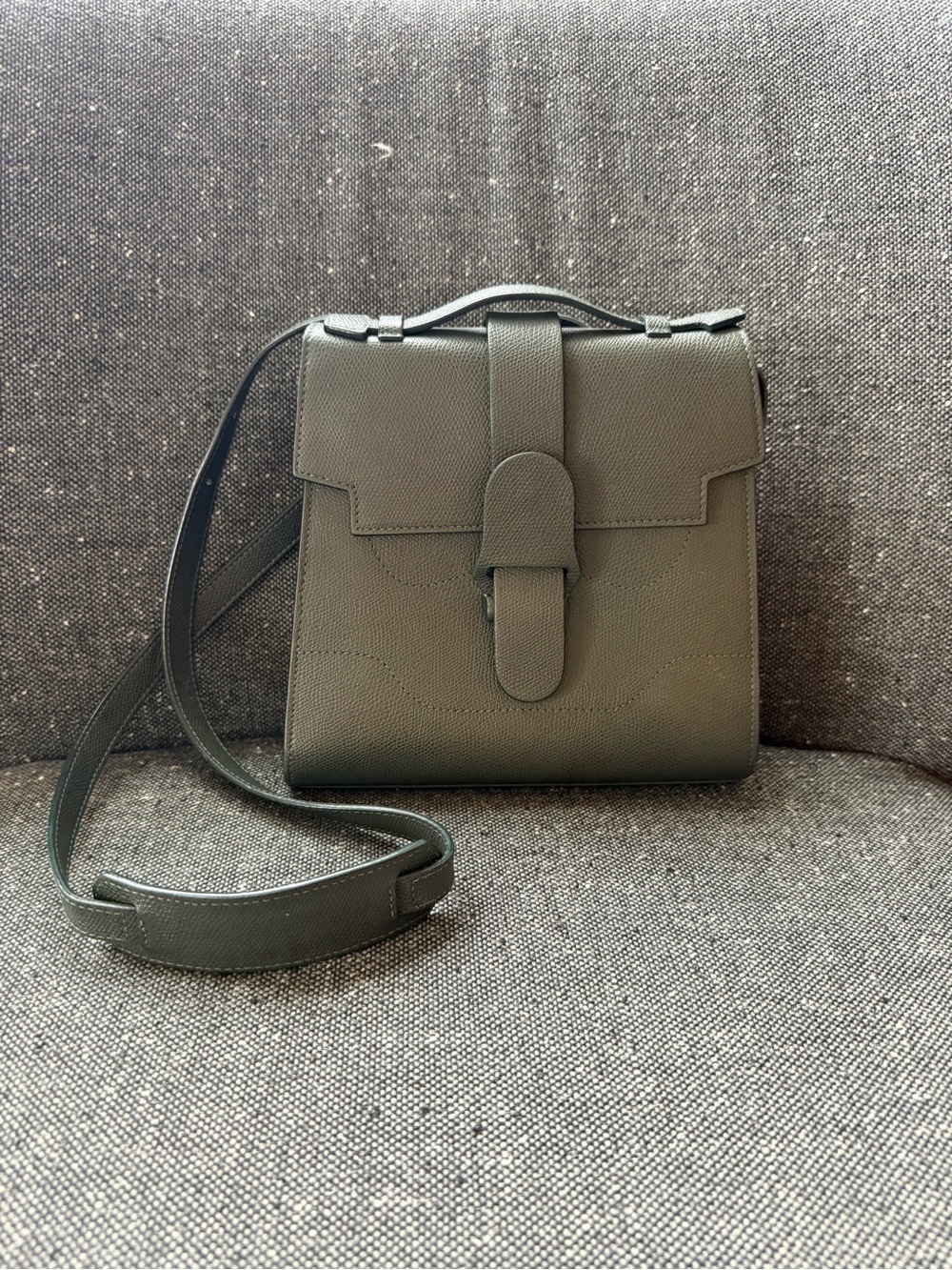 Senreve Crossbody Convertible Alunna Bag in Forest Green